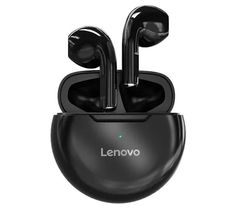 Наушники Lenovo HT38 с микрофоном (TWS), черные (PTM7C02922)