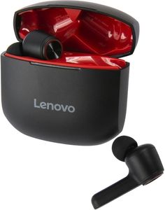 Наушники Lenovo HT78 с микрофоном и шумоподавлением (TWS), черные (PTM7C02777)