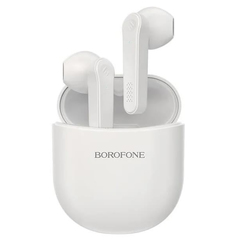Наушники Borofone с микрофоном (TWS) BE49 Serenity, белые (39643)