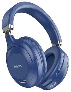 Наушники Hoco с микрофоном (полноразмерные) W32 Sound magic, синие (54158)