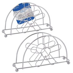 Салфетница металл, хром, Мультидом, Ромашка, AN52-71