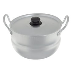 Кастрюля алюминий, 2.5 л, с крышкой, Калитва, 1025