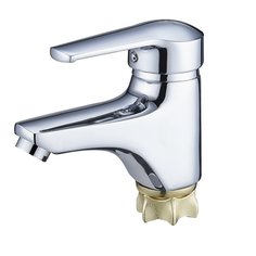 Смеситель для раковины, Solone, короткий излив, с картриджем, хром, SIT1-A182