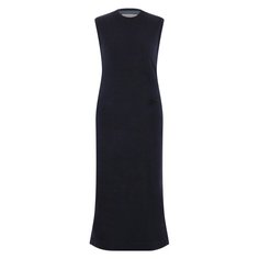 Платье из хлопка и льна Jil Sander