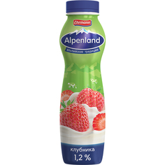 Напиток йогуртный Ehrmann Alpenland Клубника 1,2% 290 г
