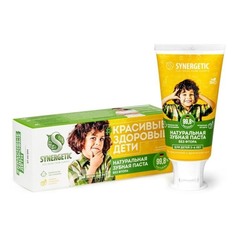 Паста зубная Synergetic 201009 для детей от 3 до 6 лет клубника/банан 50 г