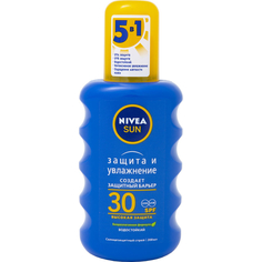 Спрей солнцезащитный Nivea Sun SPF 30+ Защита и увлажнение 200 мл