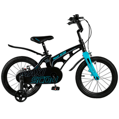 Велосипед детский Maxiscoo Cosmic стандарт плюс 16 дюймов черный аметист