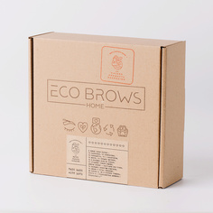 Набор для ламинирование бровей и ресниц, набор для долговременной укладки бровей Eco Brows Home