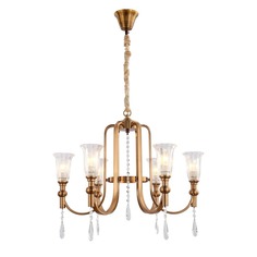 Люстра Подвесная люстра Lumina Deco Rionella LDP 8041-6 S.GD