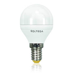 Лампочка Лампа светодиодная диммируемая Voltega E14 6W 2800К матовая VG2-G2E14warm6W-D 5493