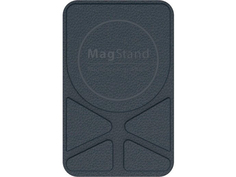 Аксессуар Магнитное крепление-подставка SwitchEasy MagStand Leather Stand для APPLE MagSafe Совместимо с APPLE iPhone 12/11 Blue GS-103-158-221-144