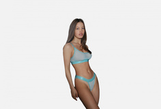 Трусы танга с высокой посадкой Amber Base