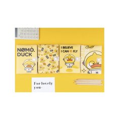 Блокнот на застежке Nomo Duck Name, Space, Fly, Future, А5, в ассортименте