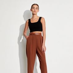 Брюки с манжетами (Терракотовый) 12&Nbsp;Storeez