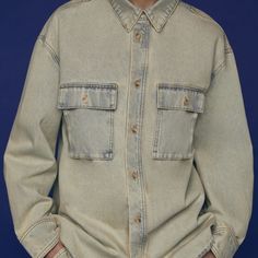 Рубашка джинсовая с карманами 12 STOREEZ