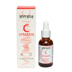 Сыворотка для лица LEVRANA NATURAL витамин C отбеливающая 30 мл