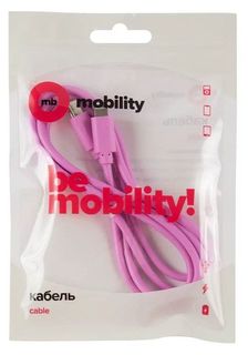 Дата-кабель MB mObility Type-C - Lightning, 3А, фиолетовый УТ000025657