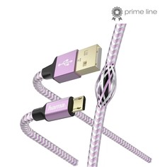 Кабель Hama 00187205 microUSB (m) USB 2.0 (m) 1.5м фиолетовый