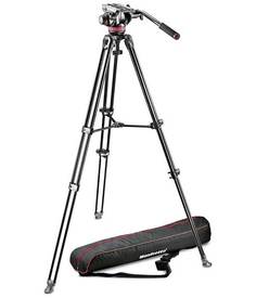 Видеокомплект Manfrotto MVK502AM-1 (штатив+головка) черный