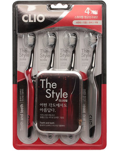 Зубная щетка набор 4шт Clio The Style Toothbrush 4