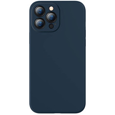 Чехол защитный Baseus Liquid Silica Gel Protective Case для iPhone 13 Pro Max, синий