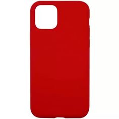 Чехол накладка силикон с микрофиброй Auckland для iPhone 11 (6.1") with 4 sides, красный