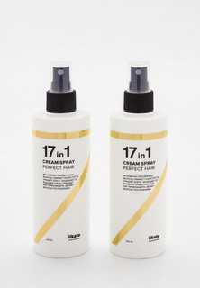 Спрей для волос Likato Professional 17 in 1 Cream Spray Perfect Hair, универсальный, 2 шт. х 250 мл