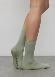 Носки высокие (Размер: One size, Цвет: Оливковый) Niceone