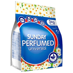 Средства для стирки белья порошок стиральный SUNDAY Perfumed Universal 3кг