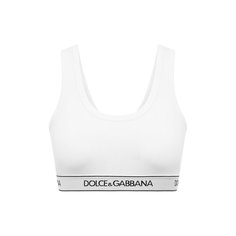 Хлопковый бра-топ Dolce & Gabbana