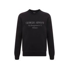 Хлопковый свитшот Giorgio Armani