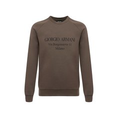 Хлопковый свитшот Giorgio Armani