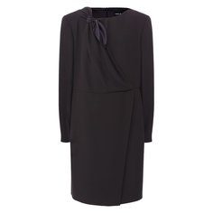 Платье из смеси вискозы и шелка Giorgio Armani