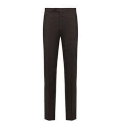 Шерстяные брюки прямого кроя Kiton