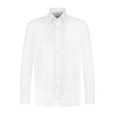 Сорочка из смеси хлопка и льна с воротником кент Zilli