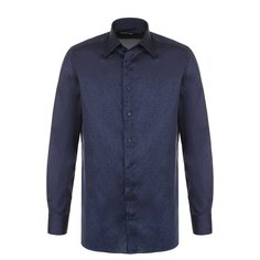 Хлопковая сорочка с воротником кент Zilli