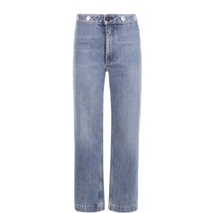 Укороченные джинсы прямого кроя с потертостями Rag&Bone