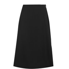 Шерстяная юбка-миди с защипами Y`s Y's