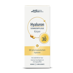 Hyaluron солнцезащитный крем для тела SPF 30 Medipharma Cosmetics
