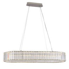 Светильник Подвесной светодиодный светильник Newport 8445/90 oval chrome М0065051