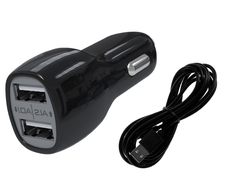 Зарядное устройство Red Line AC2-20 Tech 2xUSB + кабель Lightning Black УТ000031171