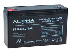 Аккумулятор LFA 6V 12000mAh FB12-6 Alpha