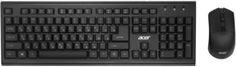 Клавиатура и мышь Wireless Acer OKR120 ZL.KBDEE.007 USB, клавиатура: черная, 104 клавиши; мышь: черная, 1600 dpi, 4 кнопки