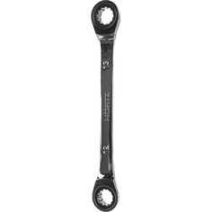 Двусторонний трещоточный накидной ключ HORTZ