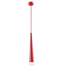 Светодиодный подвесной светильник capital (moderli) красный 35 см.