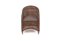 Кресло плетеное равенна (outdoor) коричневый