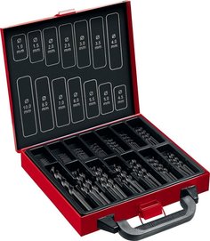 Набор сверл по металлу Зубр 29605-H99 сталь Р4М2 класс В, мет.бокс 99шт(1-10мм)