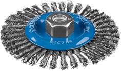 Щетка дисковая для УШМ Зубр Профессионал 35192-125_z02 ? 125 мм, проволока 0.5 мм