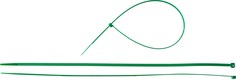Кабельные стяжки Зубр Профессионал КС-З1 309060-48-400 нейлоновые (РА66) зеленые 4.8 x 400 мм 100 шт.